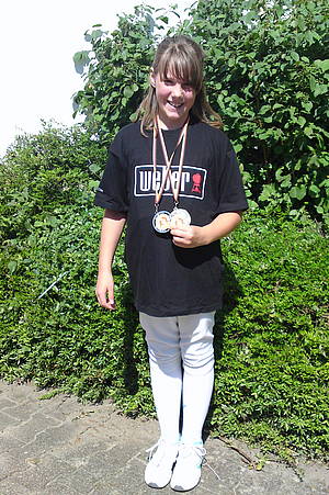 Die zweifache Landesmeisterin, Vanessa Brwald, startete mit Platz 2 erfolgreich in die neue Wettkampfsaison.